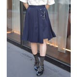 ダブルチェーンプリーツスカート | axes femme | 詳細画像1 