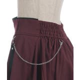 チェーンリボン付イレヘムスカート | axes femme | 詳細画像13