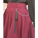 チェーンリボン付イレヘムスカート | axes femme | 詳細画像7