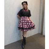 ローズブーケ柄ミドルスカート | axes femme | 詳細画像11