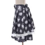 ローズブーケ柄ミドルスカート | axes femme | 詳細画像28