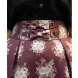 ローズブーケ柄ミドルスカート | axes femme | 詳細画像9