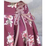 コスモスブーケ柄ミドルスカート | axes femme | 詳細画像4 