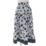 フロッキーフラワー柄スカート | axes femme | 詳細画像5