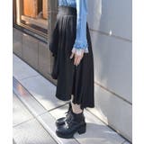 ジップ付イレヘムスカート | axes femme | 詳細画像2