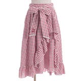 チェリー刺繍チェックスカート | axes femme | 詳細画像21