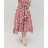 チェリー刺繍チェックスカート | axes femme | 詳細画像4