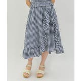 チェリー刺繍チェックスカート | axes femme | 詳細画像7