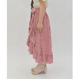 チェリー刺繍チェックスカート | axes femme | 詳細画像8