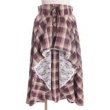 チェック柄レースフリルスカート | axes femme | 詳細画像12 