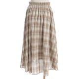 チェック柄レースフリルスカート | axes femme | 詳細画像27 