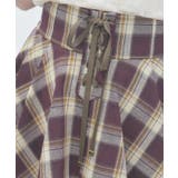 チェック柄レースフリルスカート | axes femme | 詳細画像6 