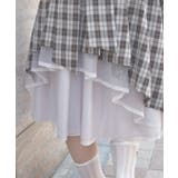 バックフリルミドルスカート | axes femme | 詳細画像5 