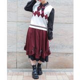 ハシゴレース×リボン配色スカート | axes femme | 詳細画像8