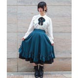 ハシゴレース×リボン配色スカート | axes femme | 詳細画像9