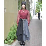 前ボタンレイヤード風スカート | axes femme | 詳細画像4 