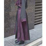 チェーン付ジャガード切替スカート | axes femme | 詳細画像2