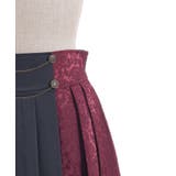 チェーン付ジャガード切替スカート | axes femme | 詳細画像26