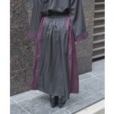 チェーン付ジャガード切替スカート | axes femme | 詳細画像3