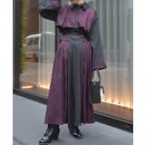 チェーン付ジャガード切替スカート | axes femme | 詳細画像7