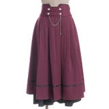 チェーン付き配色使いスカート | axes femme | 詳細画像11 