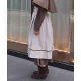 チェーン付き配色使いスカート | axes femme | 詳細画像2 