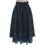 チェーン付き配色使いスカート | axes femme | 詳細画像24 