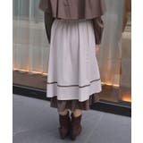 チェーン付き配色使いスカート | axes femme | 詳細画像3 