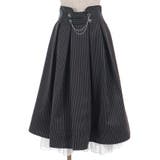 チェーン付ダブルボタンスカート | axes femme | 詳細画像17 