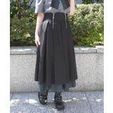 黒 | カトラリージップスカート | axes femme
