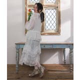 レースフリルスカート | axes femme | 詳細画像4 