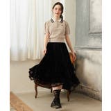 レースフリルスカート | axes femme | 詳細画像6 