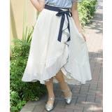 ラメシフォンフリルスカート | axes femme | 詳細画像5