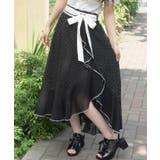 ラメシフォンフリルスカート | axes femme | 詳細画像6