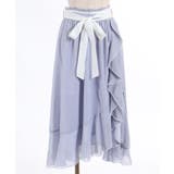 ラメシフォンフリルスカート | axes femme | 詳細画像8