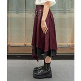 レイヤードイレヘムスカート | axes femme | 詳細画像4 