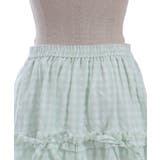 ギンガムティアードスカート | axes femme | 詳細画像17 