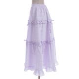 ギンガムティアードスカート | axes femme | 詳細画像19 