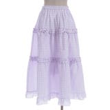 ギンガムティアードスカート | axes femme | 詳細画像20 