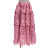 ギンガムティアードスカート | axes femme | 詳細画像25 