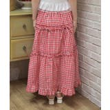 ギンガムティアードスカート | axes femme | 詳細画像5 