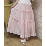 ギンガムティアードスカート | axes femme | 詳細画像6 