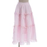 ギンガムティアードスカート | axes femme | 詳細画像7 