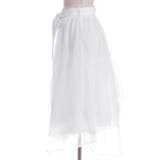 レース×チュールイレヘムスカート | axes femme | 詳細画像18