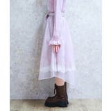 レース×チュールイレヘムスカート | axes femme | 詳細画像2