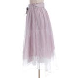 レース×チュールイレヘムスカート | axes femme | 詳細画像25