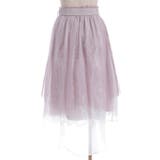 レース×チュールイレヘムスカート | axes femme | 詳細画像26