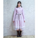 レース×チュールイレヘムスカート | axes femme | 詳細画像4