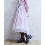レース×チュールイレヘムスカート | axes femme | 詳細画像5
