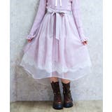 ピンク | レース×チュールイレヘムスカート | axes femme